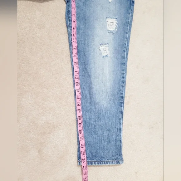 Y2K GUESS Jeans Boyfriend Distressed Button Fly 100% Cotton Denim Jeans Size 30 - Picture 10 of 15